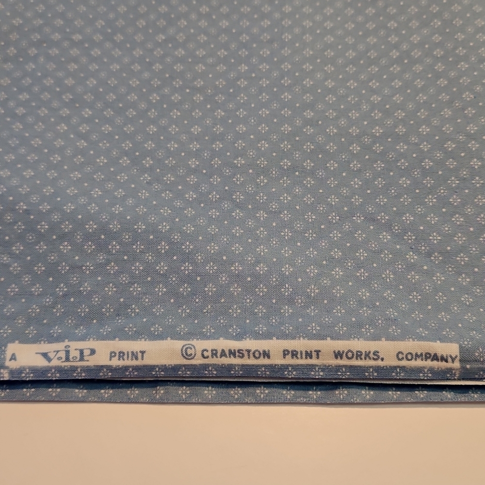 Vintage VIP Print by Cranston Printworks Co (cotton) 2 2/3 yards X 41 inches